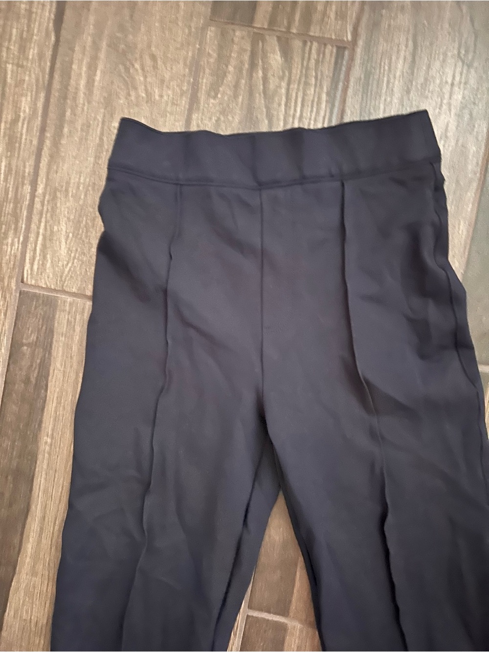 SPANX Supersmooth Perfect Fit Ponte Flare Pants in Navy Blue Sz S - Picture 4 of 6